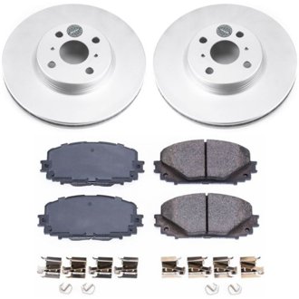 Evolution Coated Rotor And Low-Dust Ceramic Brake Pad Kit