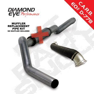 Diamond Eye KIT 5in Catback MRP Single w/ TDP SS 06-07 Chevy/GMC 6.6L Duramax 2500/3500