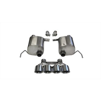 Corsa 2014-2019 Corvette C7 Coupe 6.2L V8 AT/MT 2.75in Valve-Back Dual Rear Exit Polished Xtreme Exh