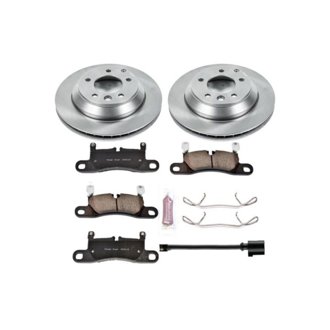 Oe Stock Replacement Low-Dust Ceramic Brake Pad And Rotor Kit