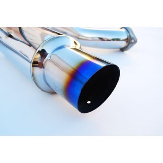 08-09 WRX Sedan 76mm (101mm tip) REGULAR Titanium Tip Cat-back Exhaust