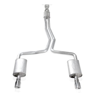 2010-18 Ford Taurus SHO V6 2-1/2in Catback Chambered Mufflers X-Pipe