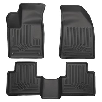 15 Chrysler 200 Weatherbeater Black Front and Second Seat Floor Liners