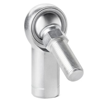 H Series 3-Pc Rod End - Female/Left Hand - .625in Bore x 5/8-18 w/Stud - Alloy Steel