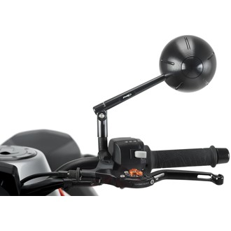 Rearview Mirror Retro Black