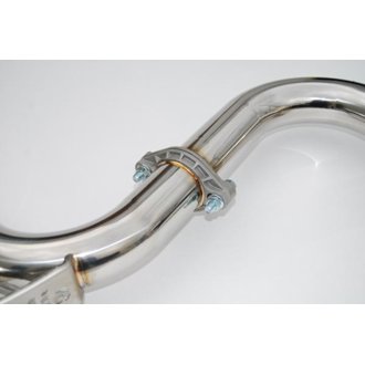 08-11 STi Hatch / 11 WRX Hatch Dual N1 Single Layer Titanium Tipped Cat-back Exhaust