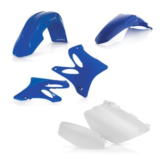 06-14 Yamaha YZ125/250 Plastic Kit - Blue/White Original 06