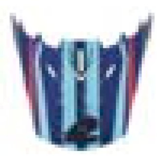 EVS T5 Grappler Helmet Visor - Matte Dark Blue
