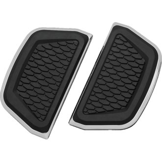 Hex Passenger Board Inserts Chrome