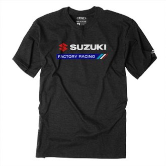 Suzuki Factory Racing T- Shirt / Heather Black M