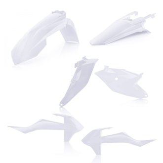 18+ KTM SX85/21-24 GasGas MC85 Plastic Kit - 20 White