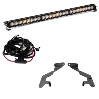 2014+ 30in Grille LED Light Bar Kit For Toyota Tundra S8 Driving Combo