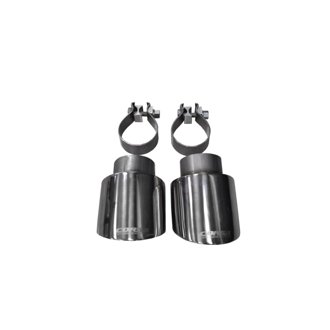 Corsa 10-14 Volkswagen R Mk6 Polished Two 4.0in Polished Pro-Series Tips