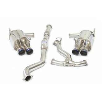 2022+ Subaru WRX Q300 Single Layer Titanium Burnt Quad Tip Cat-back Exhaust