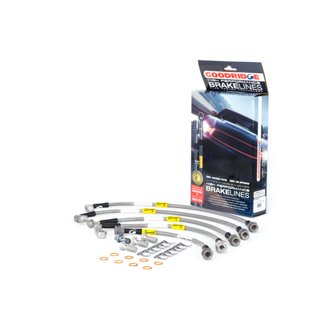 04-06 Cadillac CTS-V (w/Brembo Brakes) Stainless Steel Brake Line Kit