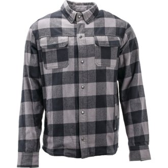 Leather By River Road Vise Flannel Moto Shirt - Small