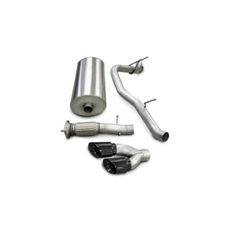 Corsa 2007-2010 Cadillac Escalade 6.2L V8 Black Sport Cat-Back Exhaust