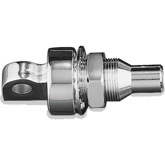 Threaded Stirrup End Male Mount Chrome