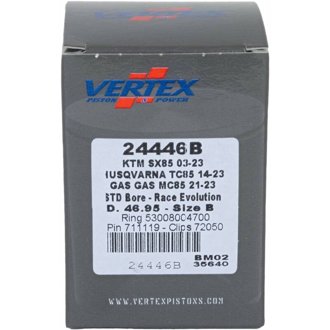 Vertex Piston 03-24 KTM 85 SX 85cc Cast Race Evolution Piston Kit