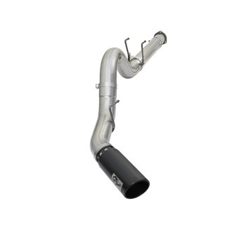 ATLAS 5 IN Aluminized Steel DPF-Back Exhaust System w/Black Tip