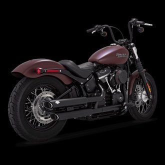 18-22 Harley-Davidson Softail Twin Slash S/OS PCX Slip-On Exhaust - Black