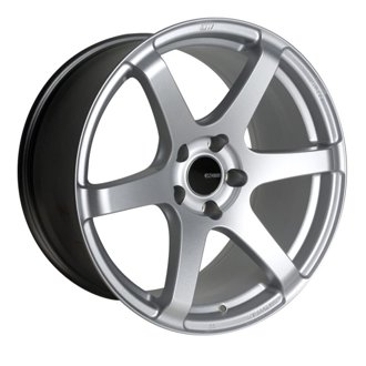 T6S 17x8 35mm Offset 5x114.3 Bolt Pattern 72.6 Bore Matte Silver Wheel