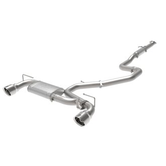 Takeda 3 IN 304 Stainless Steel Cat-Back Exhaust w/ Polished Tips