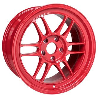 RPF1 17x9 5x114.3 22mm Offset 73mm Bore Competition Red Wheel
