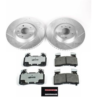 Z26 Street Performance Ceramic Brake Pad and Drilled & Slotted Rotor Kit