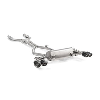 17-19 Alfa Romeo Giulia Quadrifoglio Evolution Link Pipe Set (Titanium
