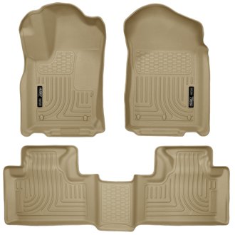 11-13 Dodge Durango / 11-13 Jeep Grand Cherokee WeatherBeater Combo Tan Floor Liners