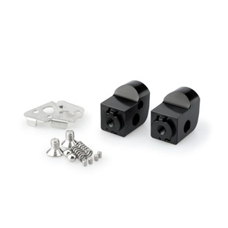 Adaptor Adjustable Passenger Footpeg Black