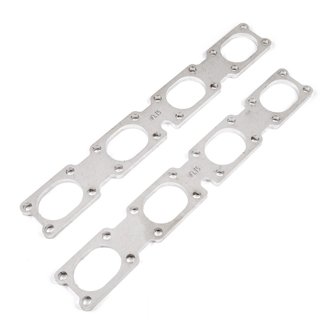 Chevrolet LT5 Flat Rectangular Port Header 304SS Exhaust Flanges 2in Primaries