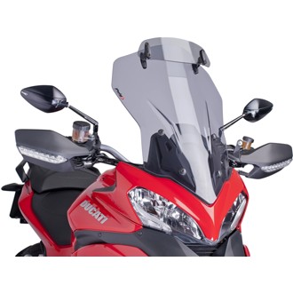 Multi-Adjustable Visor Fixed With Screws Smoke