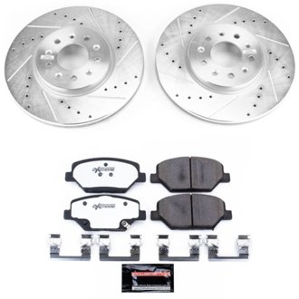 Z26 Street Performance Ceramic Brake Pad and Drilled & Slotted Rotor Kit