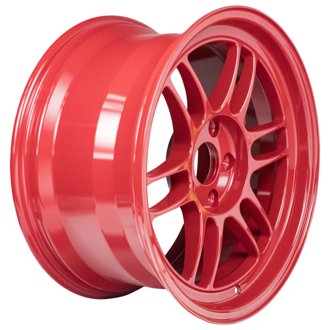 RPF1 17x9 5x114.3 35mm Offset 73mm Bore Competition Red Wheel (MOQ 40