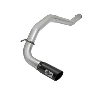 ATLAS 4 IN Aluminized Steel DPF-Back Exhaust System w/Black Tip