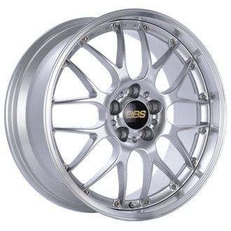 RS-GT 18x8.5 5x112 ET32 PFS Diamond Silver Center Diamond-Cut Rim Wheel - PFS/Clip Req