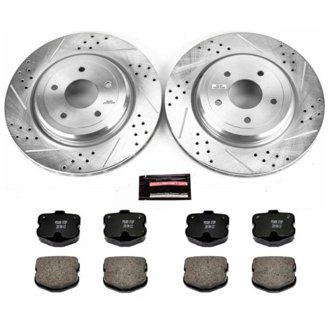 Z23 Daily Driver Carbon-Fiber Ceramic Brake Pad and Drilled & Slotted Rotor Kit