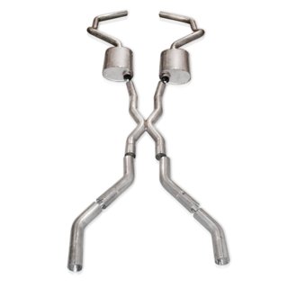 Chevy Camaro 1967-69 Exhaust 2.5in Stainless with X-Pipe