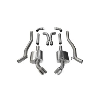 Corsa 2011-2015 Chevrolet Camaro SS 6.2L V8 Manual Polished Xtreme 3in Cat-Back