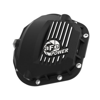 Pro Series Dana 60 Front Differential Cover Black w/ Machined Fins