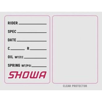STICKERS SHOWA SUSPENSION SPEC STICKER (3 PACK