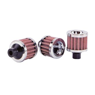 Crankcase Breather Filter W/Chrome Filter Cap