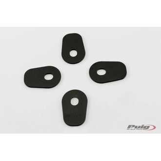 Turn Lights Plate Supports Kit Black