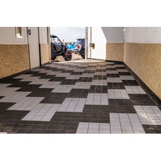 PROTECH FLOORING - SMOOTH - 8 PC. - BLK.