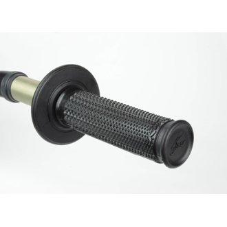 Ultra-Tacky Dual Compound Grips Tapered 1/2 Waffle - Black