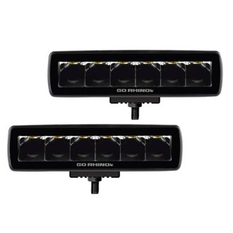 Blackout Series - SIXLINE 6-LED Spot Lights, Pair