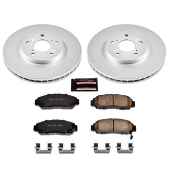 Evolution Coated Rotor And Low-Dust Ceramic Brake Pad Kit