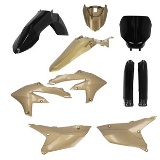 2024 Yamaha YZ250F/ 23+ YZ450F/FX (Includes Tank Cover) Full Plastic Kit - Black/Gold